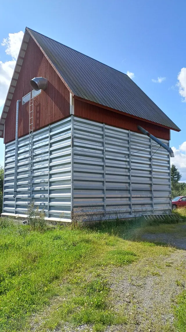 Spannmålstorken från sidan