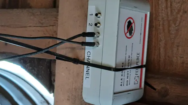 HVACS-givarsändaren monterad
